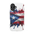 Puerto Rican Flag Paint Splash Design 17-13 - Magnetic Compatible