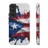 Phone Case For Samsung- Paint Splash Puerto Rican Flag