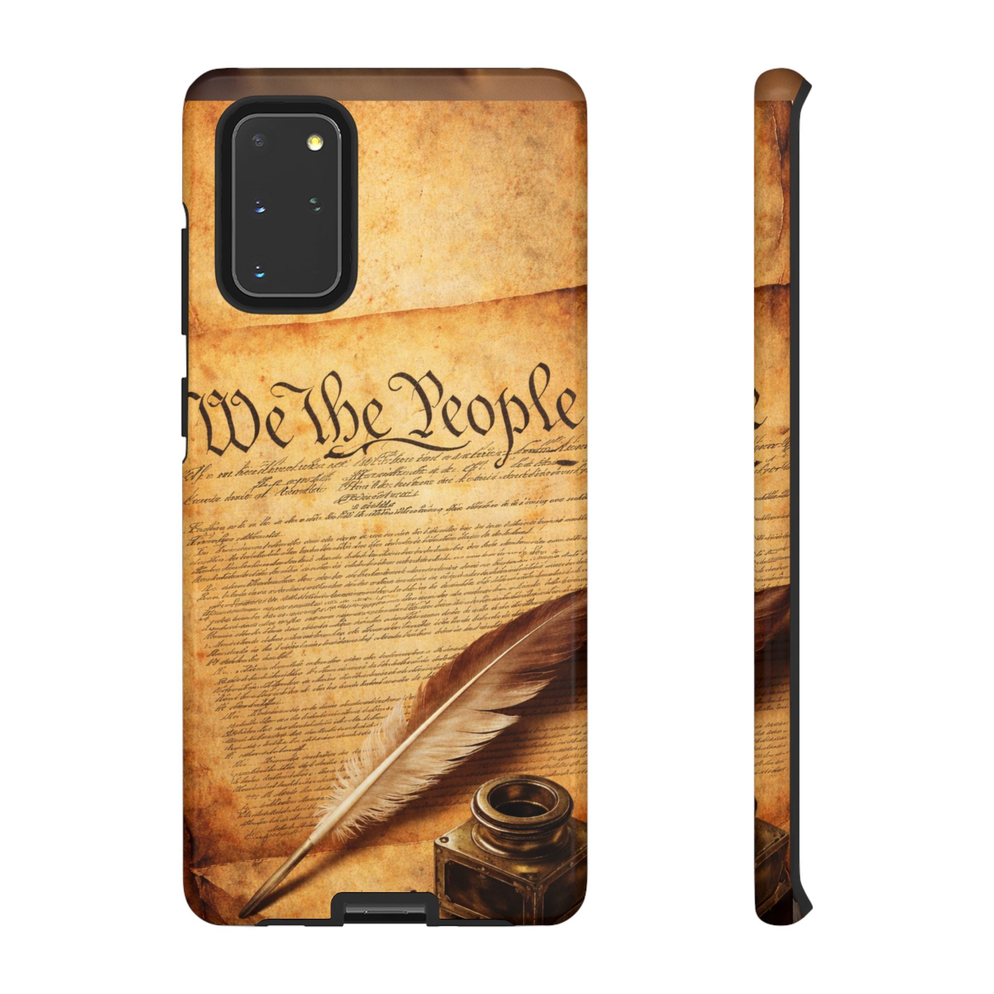 Phone Case — "We the People" Constitution Design with Quill & Ink (Patriotic)