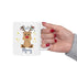 Holiday Reindeer coffee mug