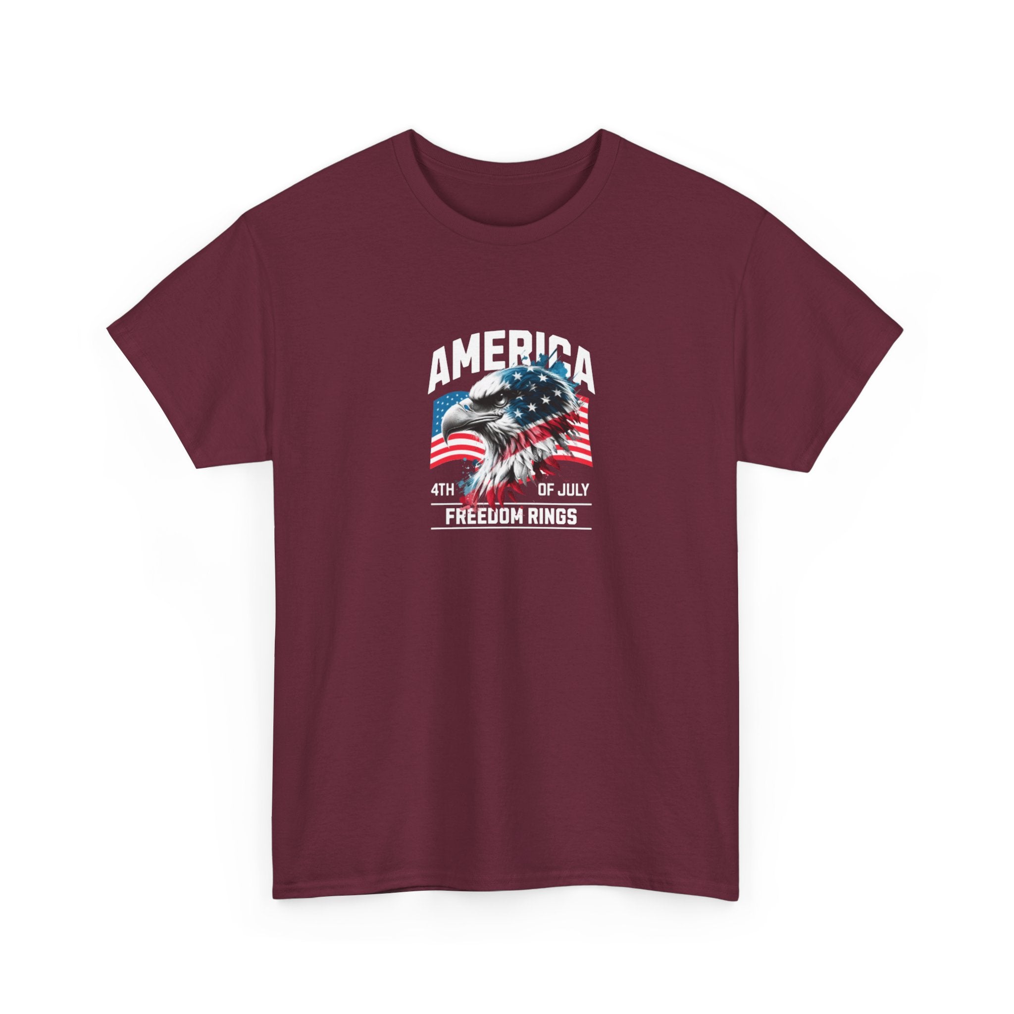 American Eagle Flag T-Shirt — Freedom Pride Patriotic Tee