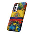 Phone Case, Ecuadorian Flag Paint Splash Design For Samsung And Google Pixel