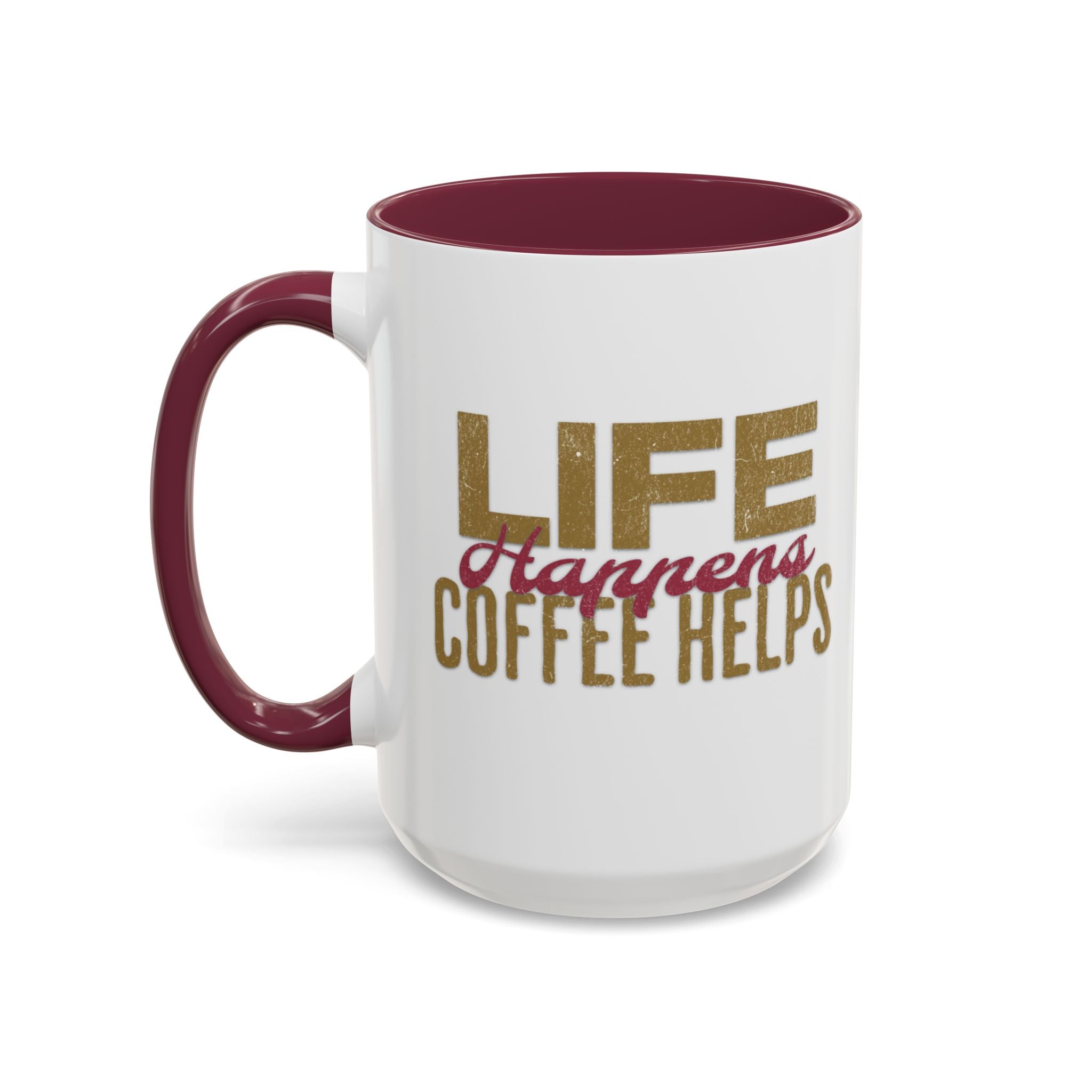 Coffee Is a Cup of Hope 15oz Mug — Colorful Ceramic Coffee Cup