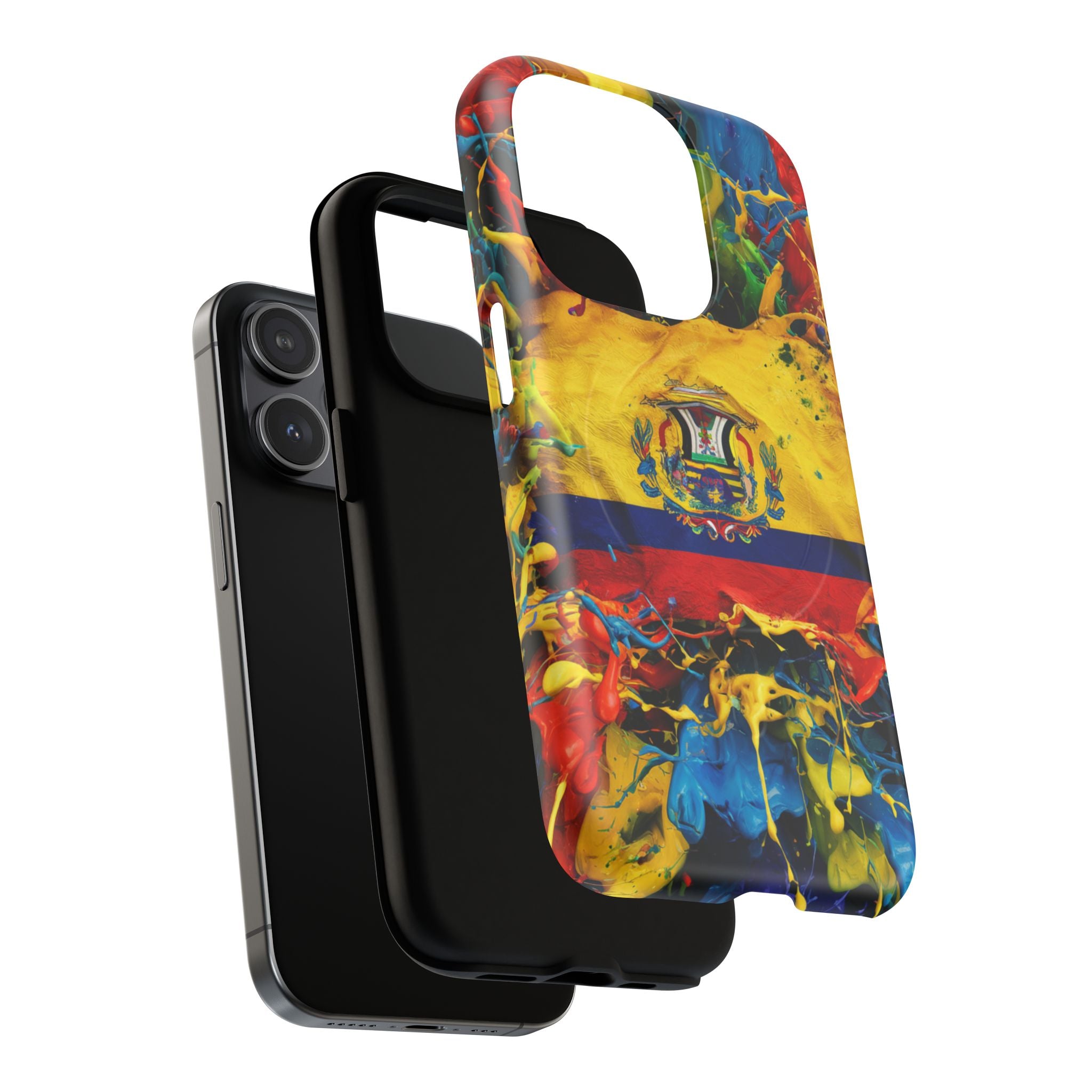 Paint Splash Phone Case, Ecuadorian design fits Iphone 14-16