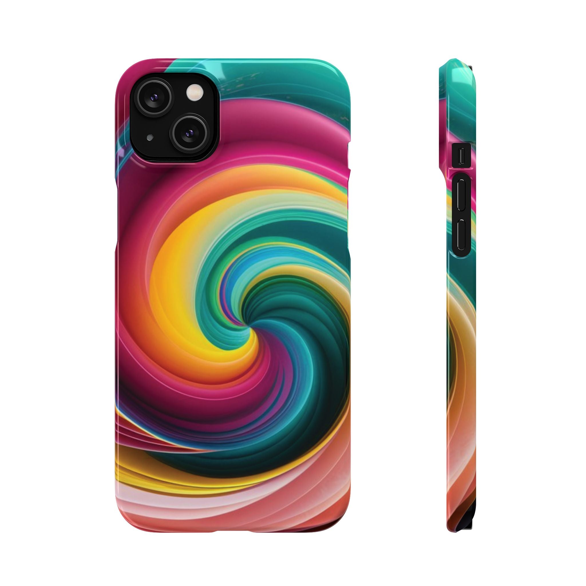 Colorful Abstract Swirl Phone Case I phone 18-13