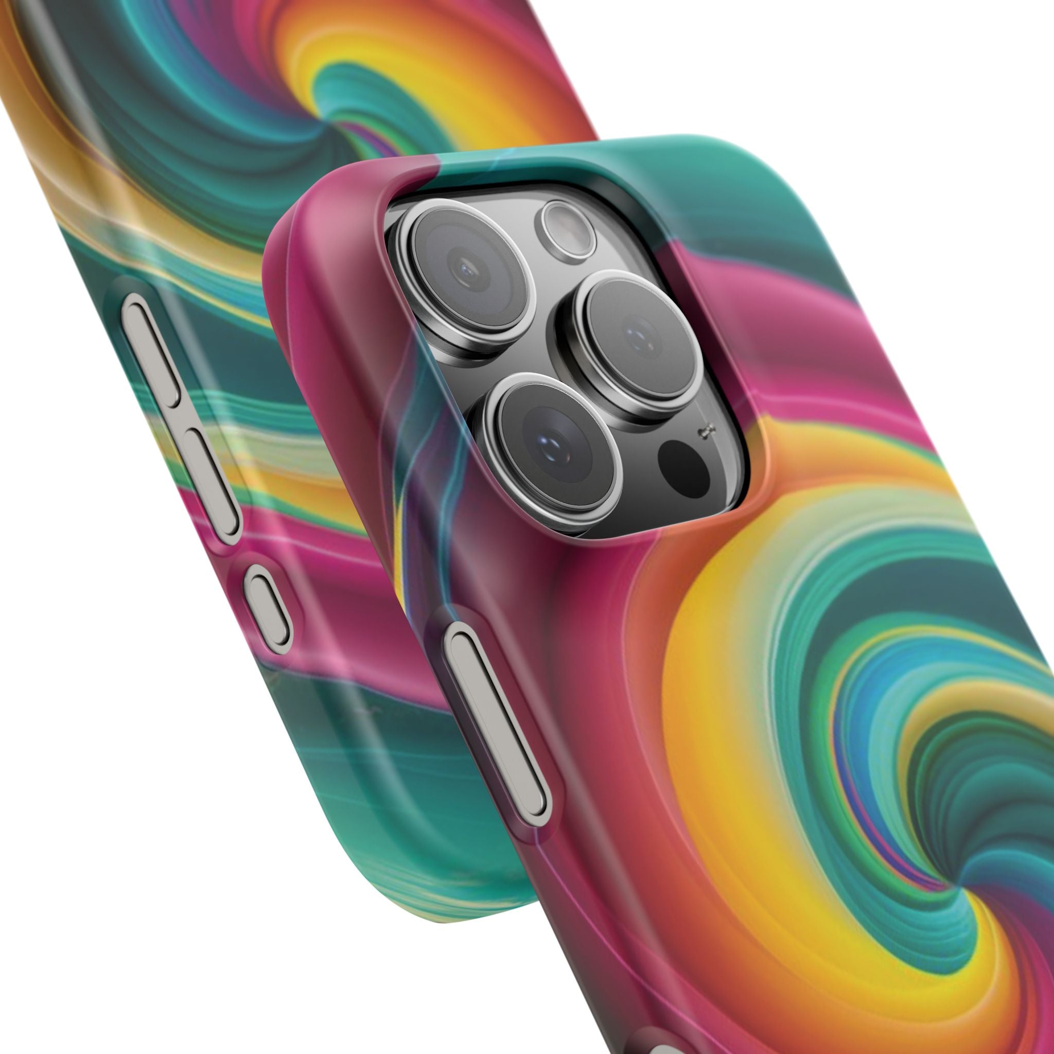 Colorful Abstract Swirl Phone Case I phone 18-13