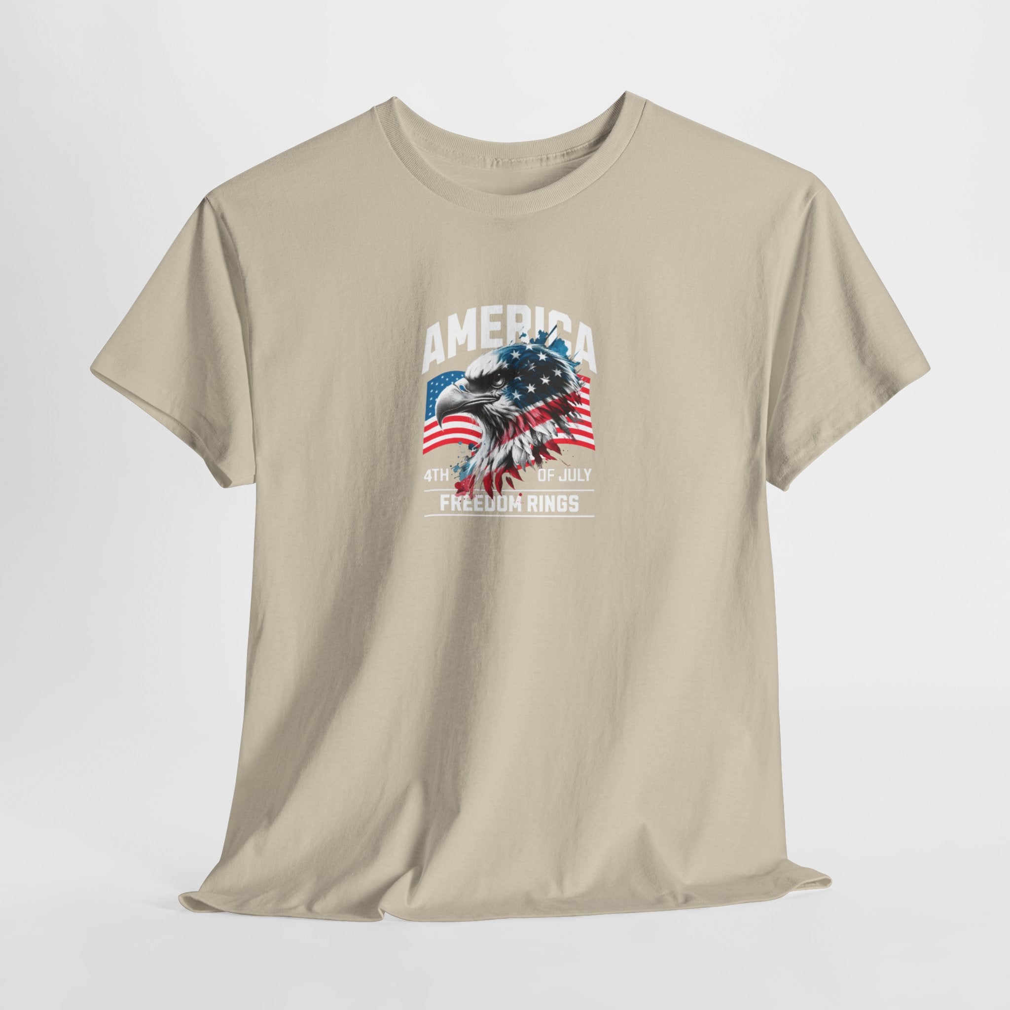 American Eagle Flag T-Shirt — Freedom Pride Patriotic Tee