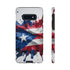 Phone Case For Samsung- Paint Splash Puerto Rican Flag