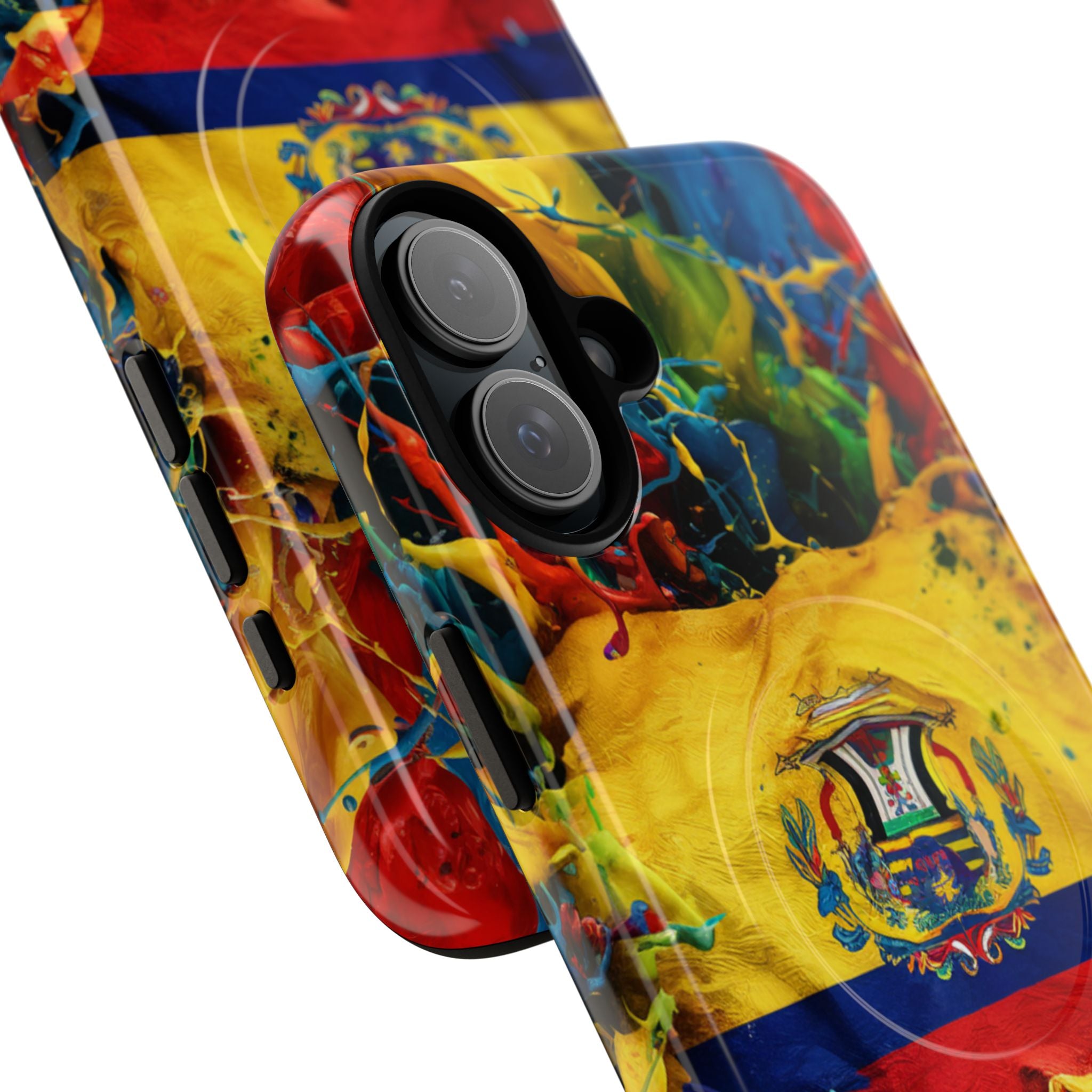 Paint Splash Phone Case, Ecuadorian design fits Iphone 14-16