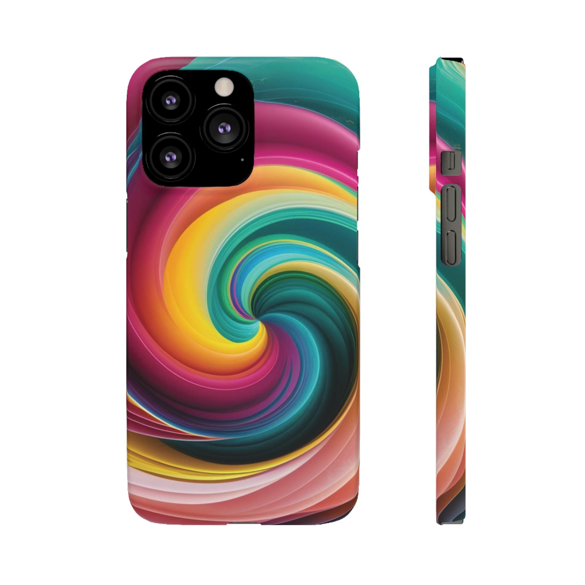 Colorful Abstract Swirl Phone Case I phone 18-13