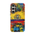 Phone Case, Ecuadorian Flag Paint Splash Design For Samsung And Google Pixel