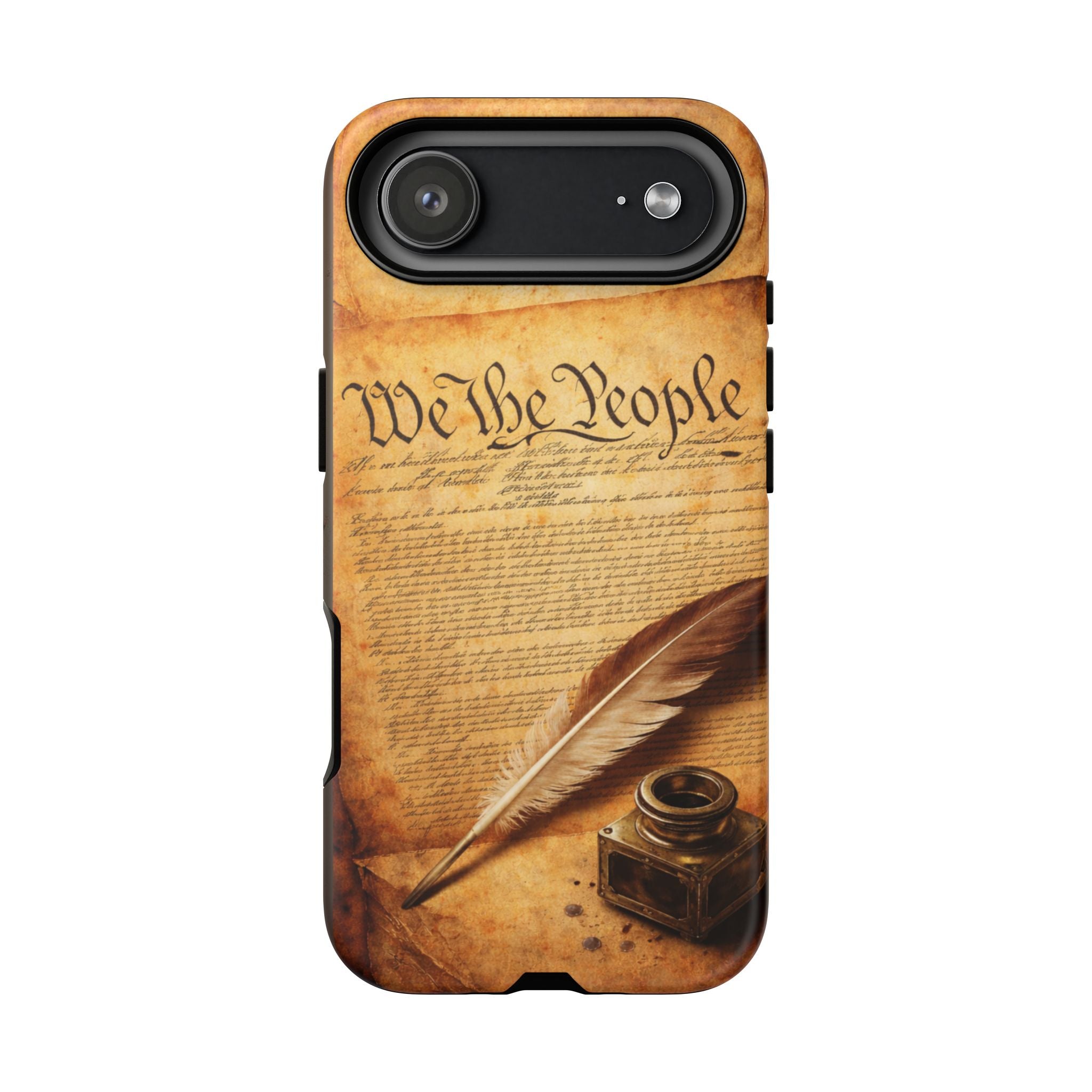 Patriotic "We The People" Phone Case — Vintage Constitution Design