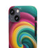Colorful Abstract Swirl Phone Case I phone 18-13