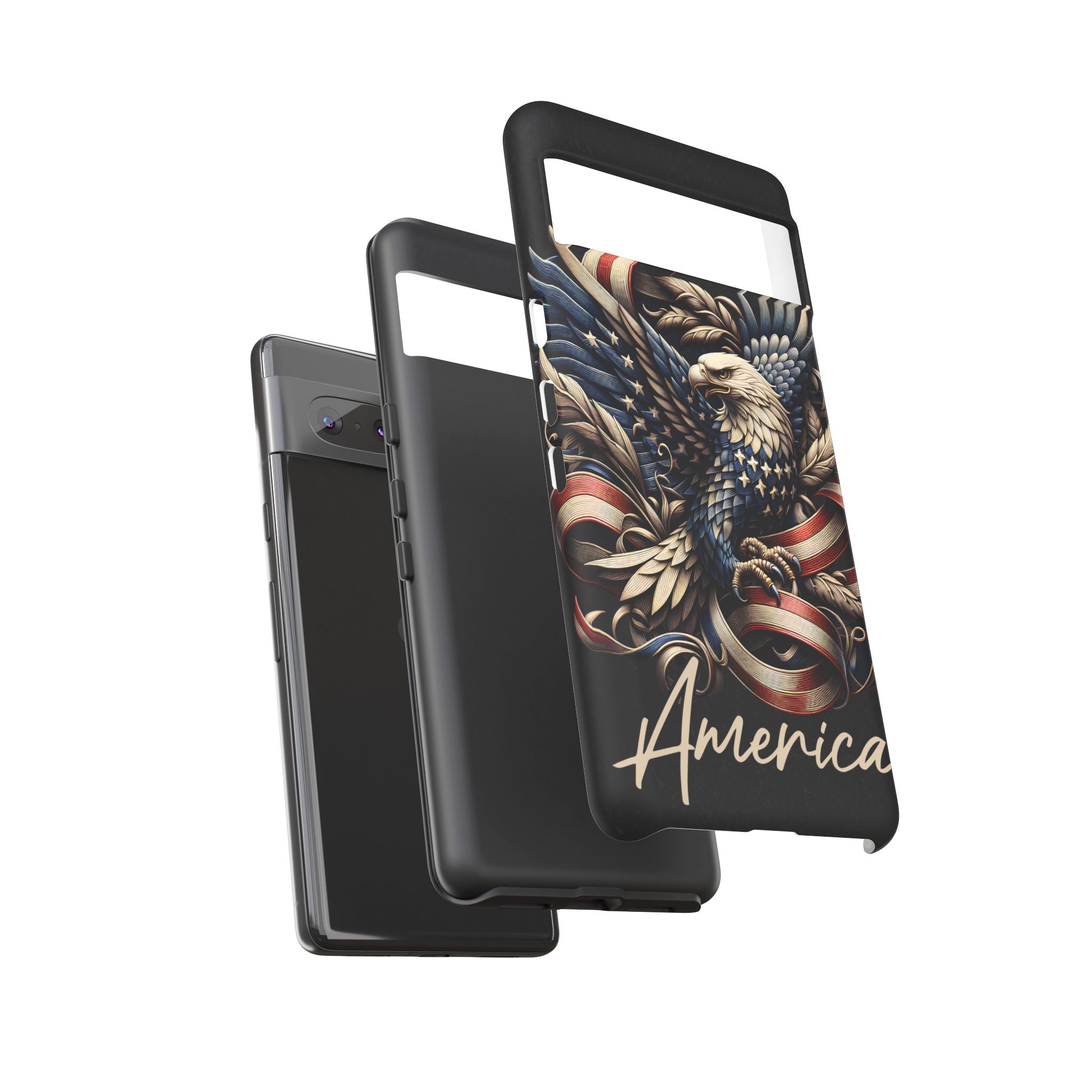 Phone Case - Patriotic American Eagle Design