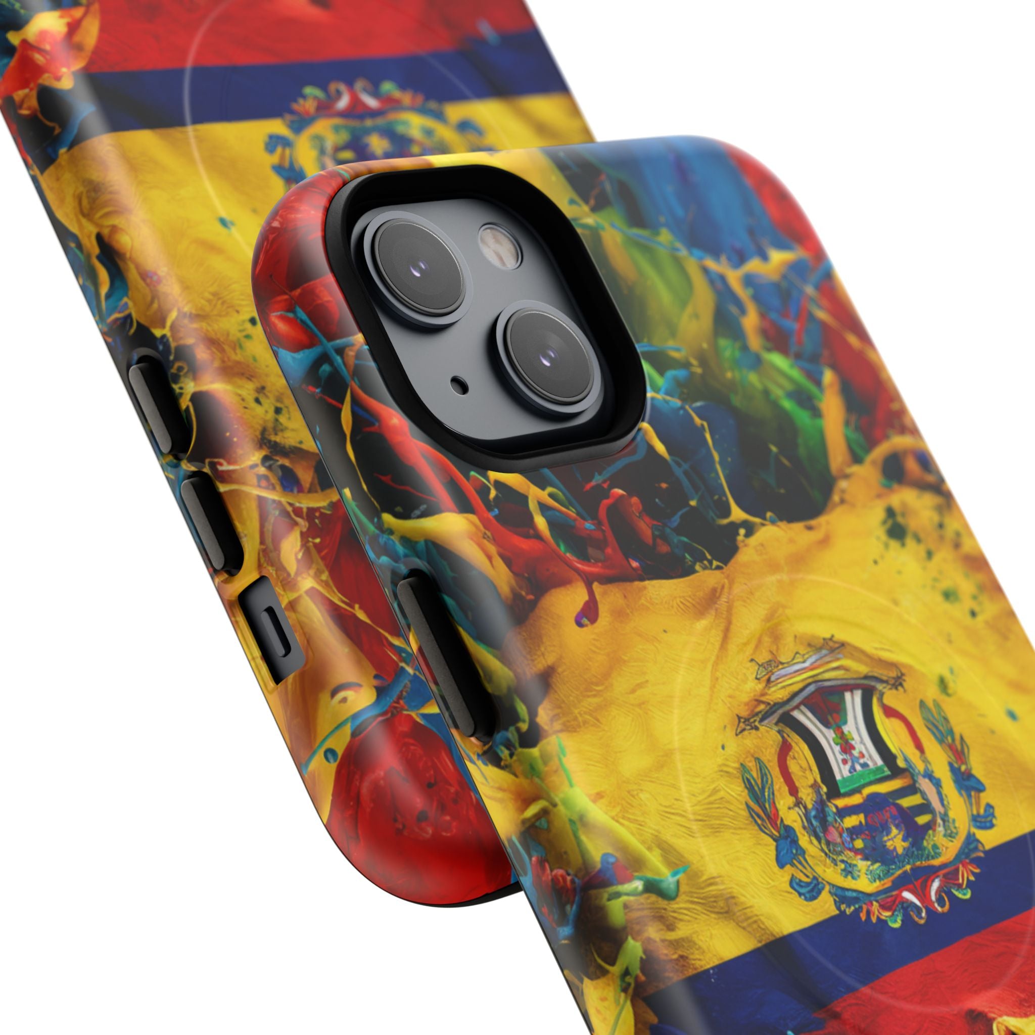 Paint Splash Phone Case, Ecuadorian design fits Iphone 14-16