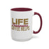 Coffee Is a Cup of Hope 15oz Mug — Colorful Ceramic Coffee Cup
