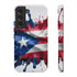 Phone Case For Samsung- Paint Splash Puerto Rican Flag