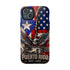 Puerto Rico Eagle Tough Magnetic Phone Case — Patriotic USA & PR Flag Design
