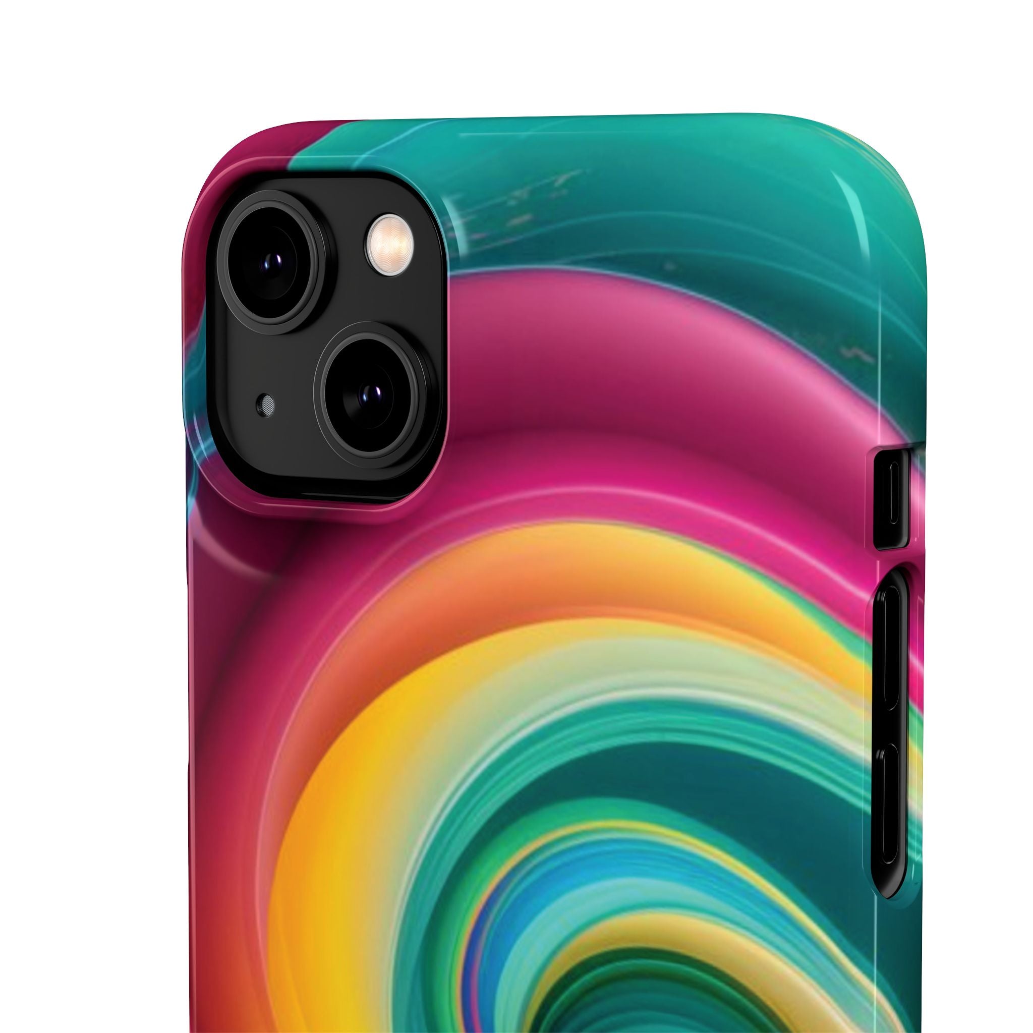 Colorful Abstract Swirl Phone Case I phone 18-13