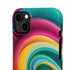 Colorful Abstract Swirl Phone Case I phone 18-13
