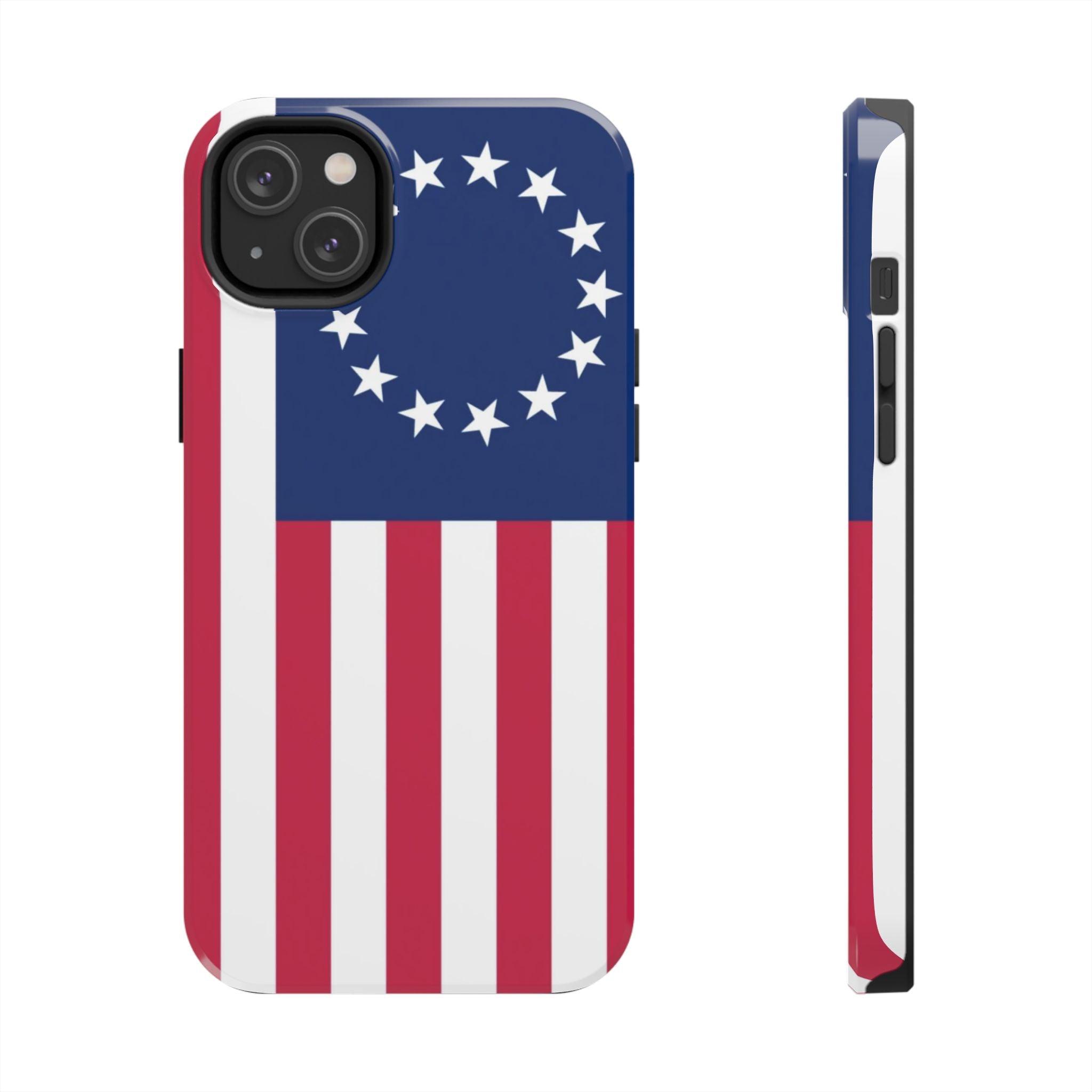 Betsy Ross Flag Tough Phone Case — Vintage 13-Star American Patriotic Cover