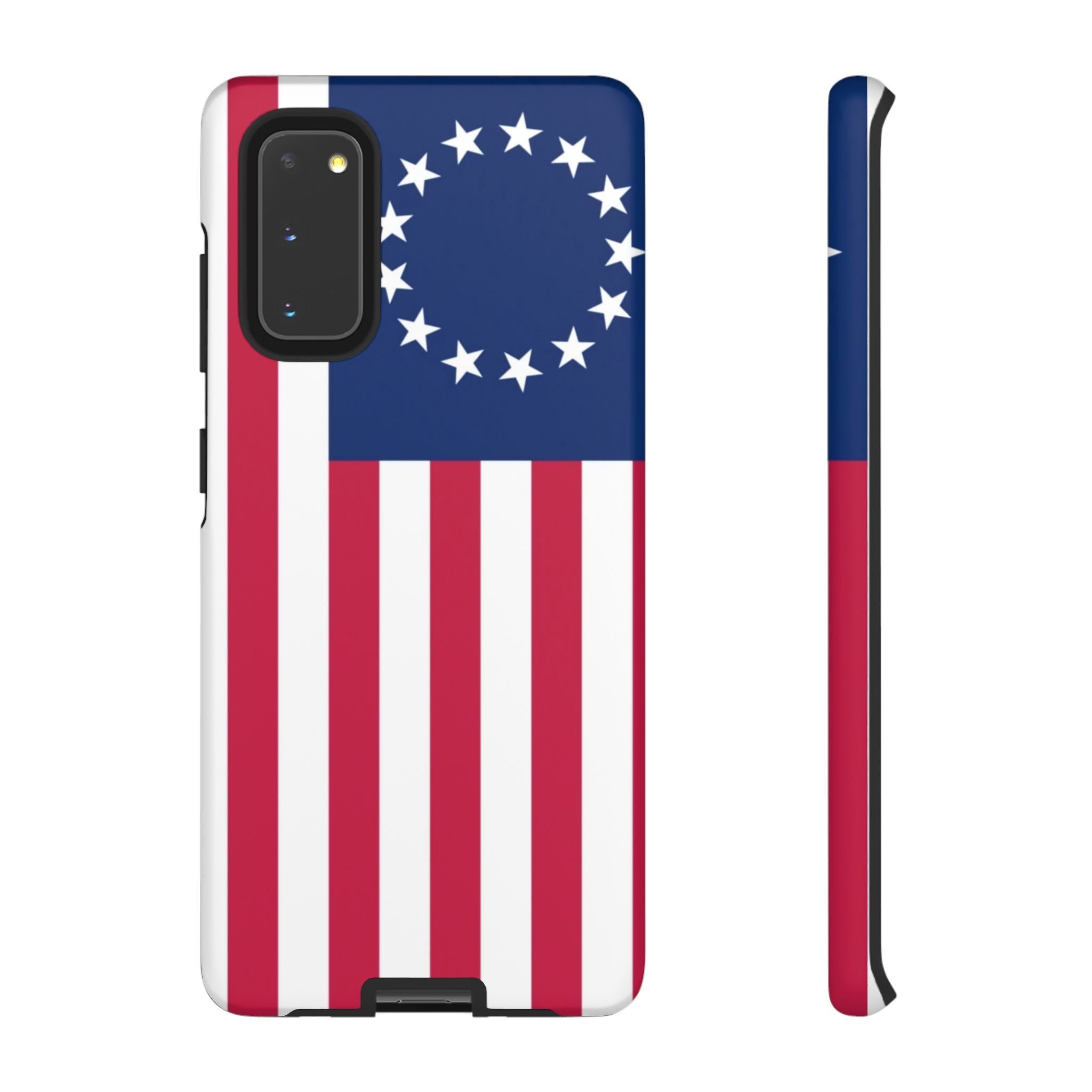 Betsy Ross Flag Tough Phone Case — Patriotic 13-Star American Protective Cover