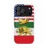Persian Lion & Dove Magnetic Phone Case — Impact-Resistant iPhone Cover
