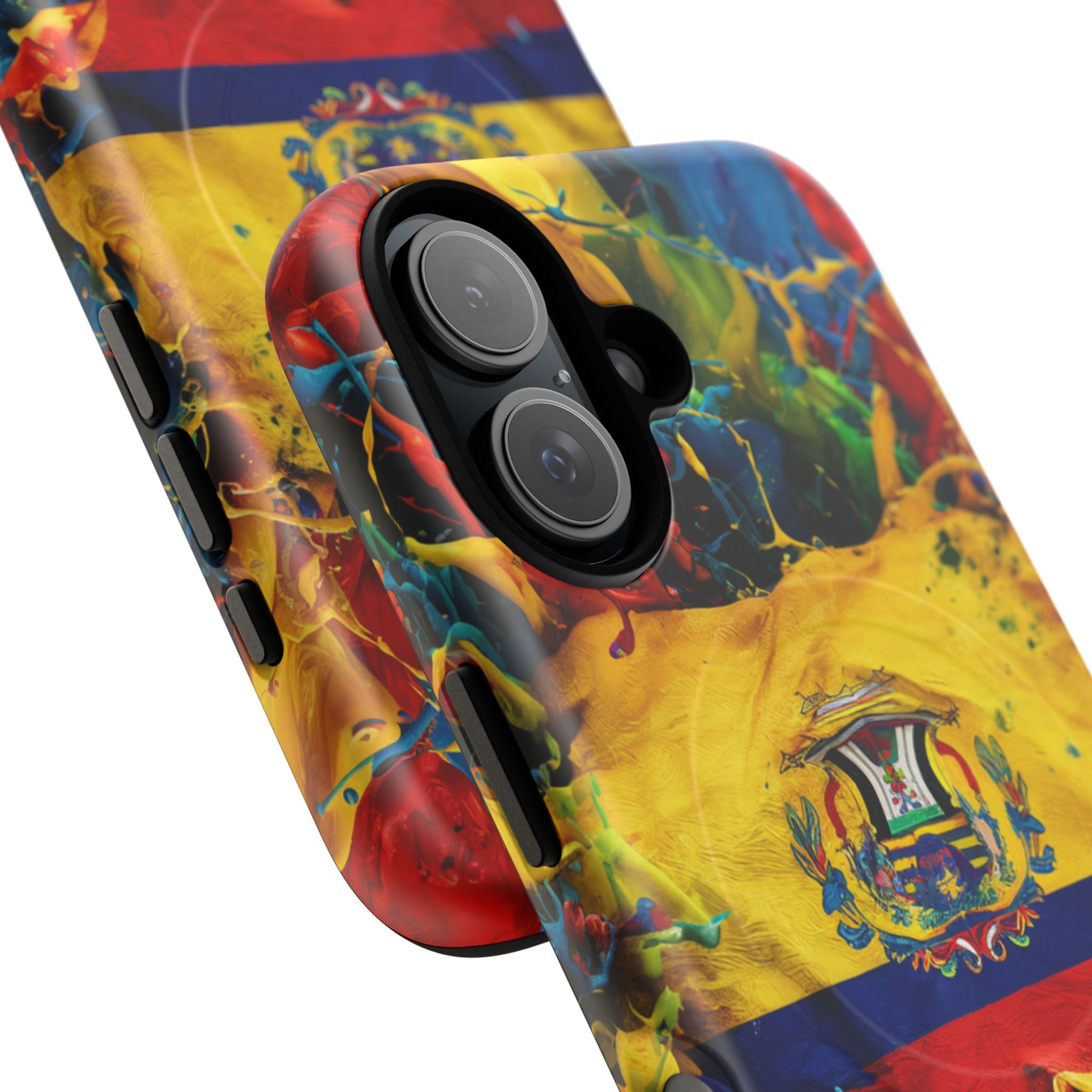 Paint Splash Phone Case, Ecuadorian design fits Iphone 14-16