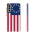 Betsy Ross Flag Tough Phone Case — Patriotic 13-Star American Protective Cover