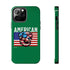 American Dog Flag Tough Phone Case — Patriotic USA Phone Case