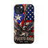 Puerto Rico Eagle Tough Magnetic Phone Case — Patriotic USA & PR Flag Design