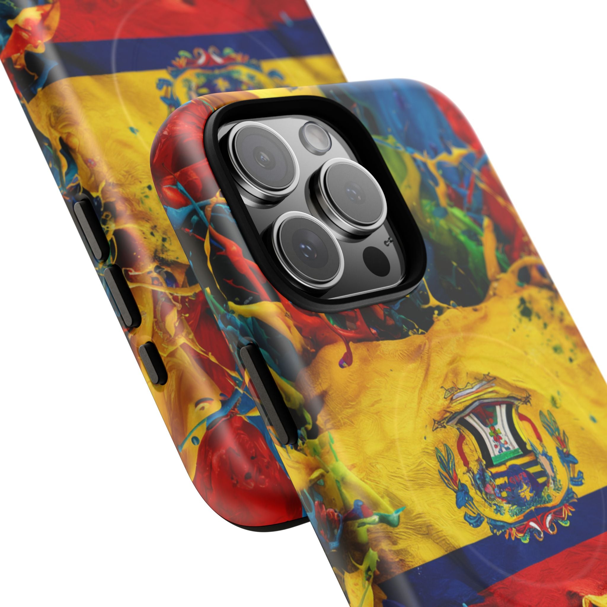 Paint Splash Phone Case, Ecuadorian design fits Iphone 14-16