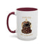 Fueled By Coffee 15oz Mug — Colorful Ceramic Coffee Cup
