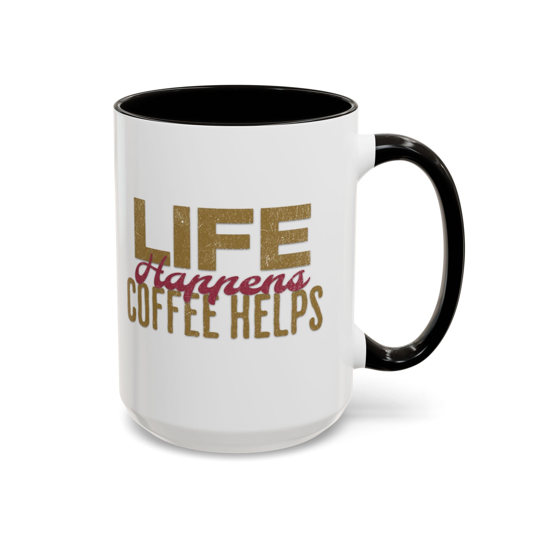 Coffee Is a Cup of Hope 15oz Mug — Colorful Ceramic Coffee Cup