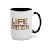 Coffee Is a Cup of Hope 15oz Mug — Colorful Ceramic Coffee Cup