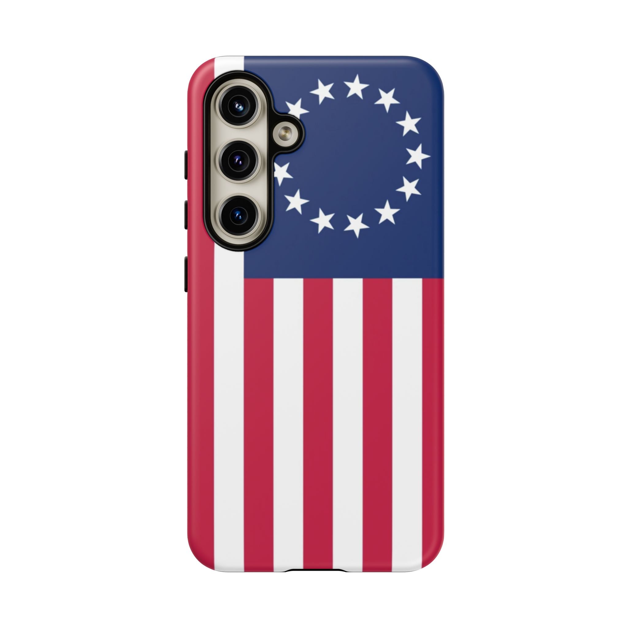 Betsy Ross Flag Tough Phone Case — Patriotic 13-Star American Protective Cover