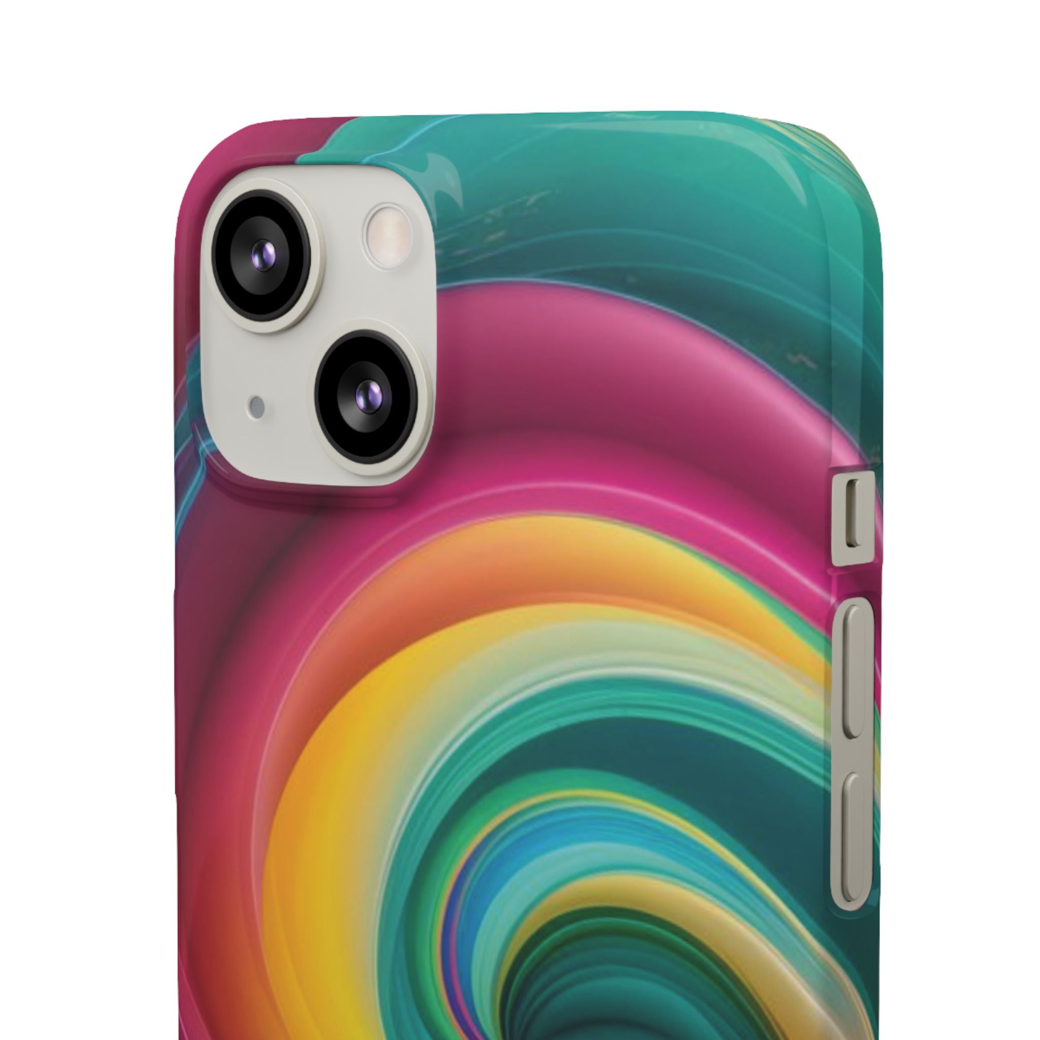 Colorful Abstract Swirl Phone Case I phone 18-13