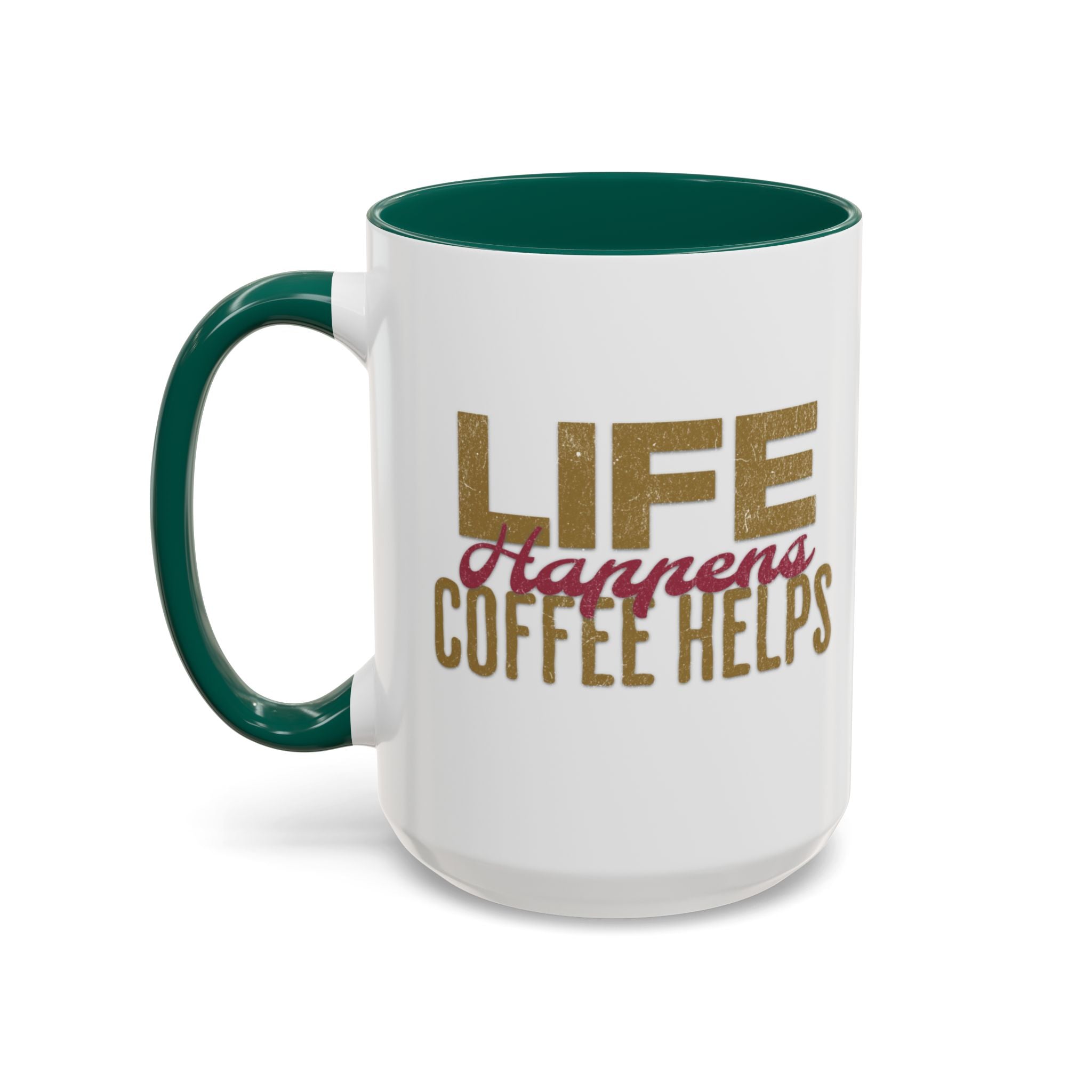 Coffee Is a Cup of Hope 15oz Mug — Colorful Ceramic Coffee Cup
