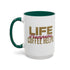 Coffee Is a Cup of Hope 15oz Mug — Colorful Ceramic Coffee Cup