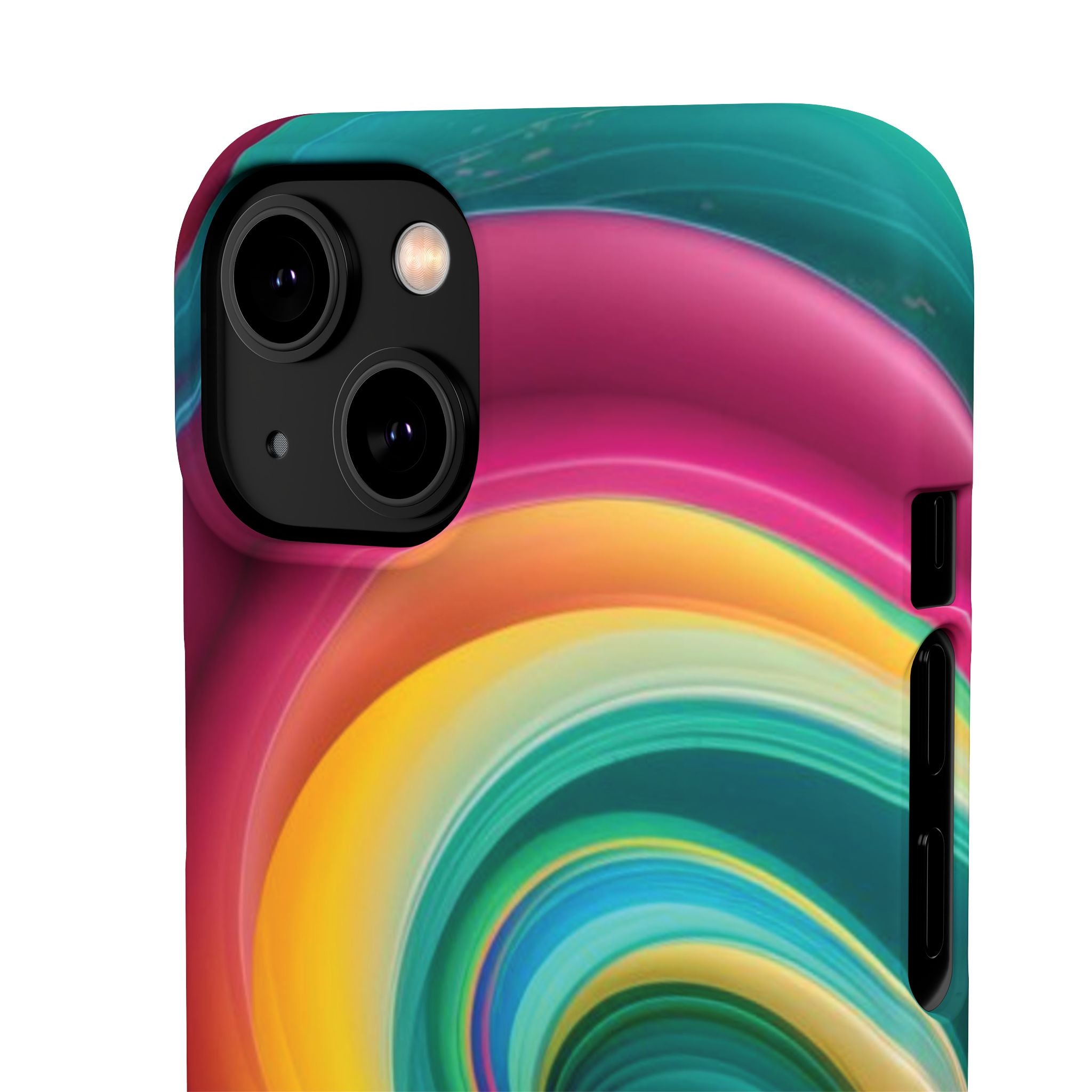 Colorful Abstract Swirl Phone Case I phone 18-13