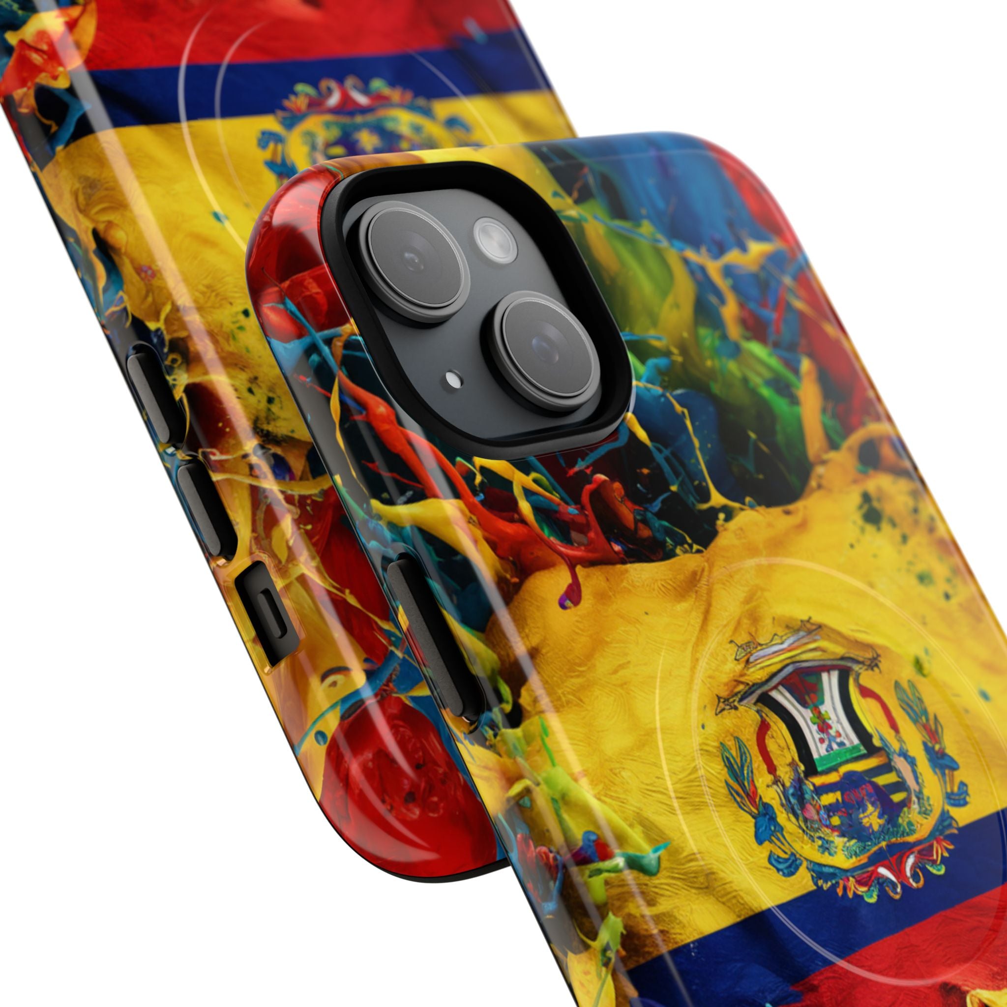 Paint Splash Phone Case, Ecuadorian design fits Iphone 14-16