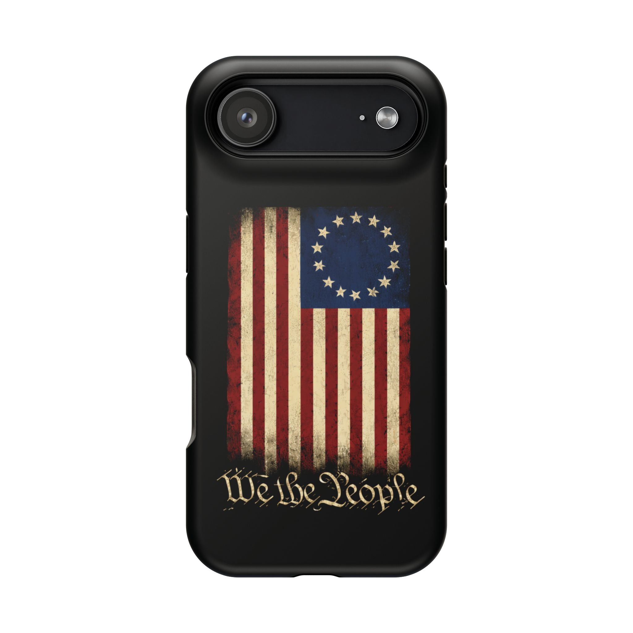 Phone Case — Vintage Betsy Ross Flag "We the People" Magnetic Impact-Resistant Case