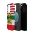 Persian Lion & Dove Magnetic Phone Case — Impact-Resistant iPhone Cover