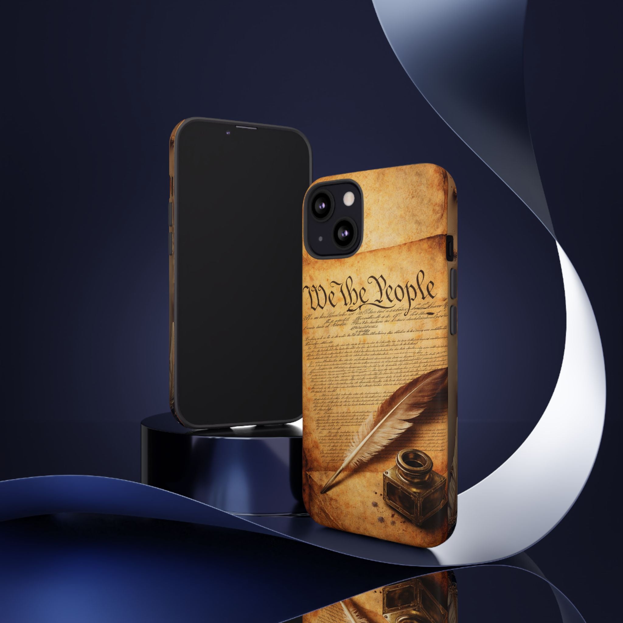 Patriotic "We The People" Phone Case — Vintage Constitution Design