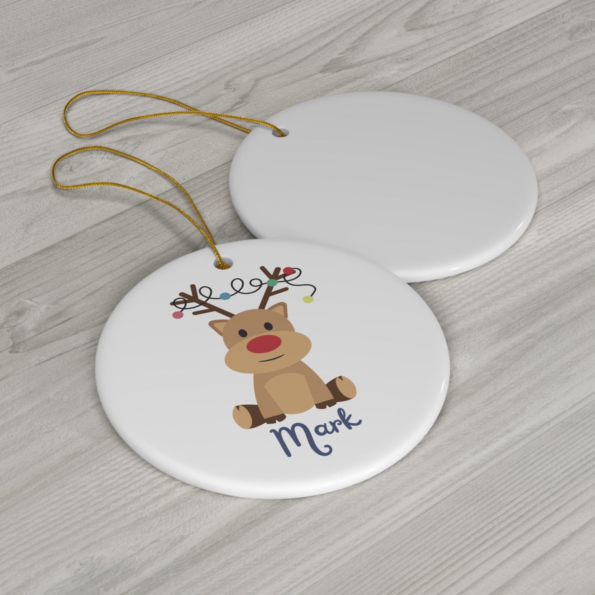 Personalized Ceramic Ornament