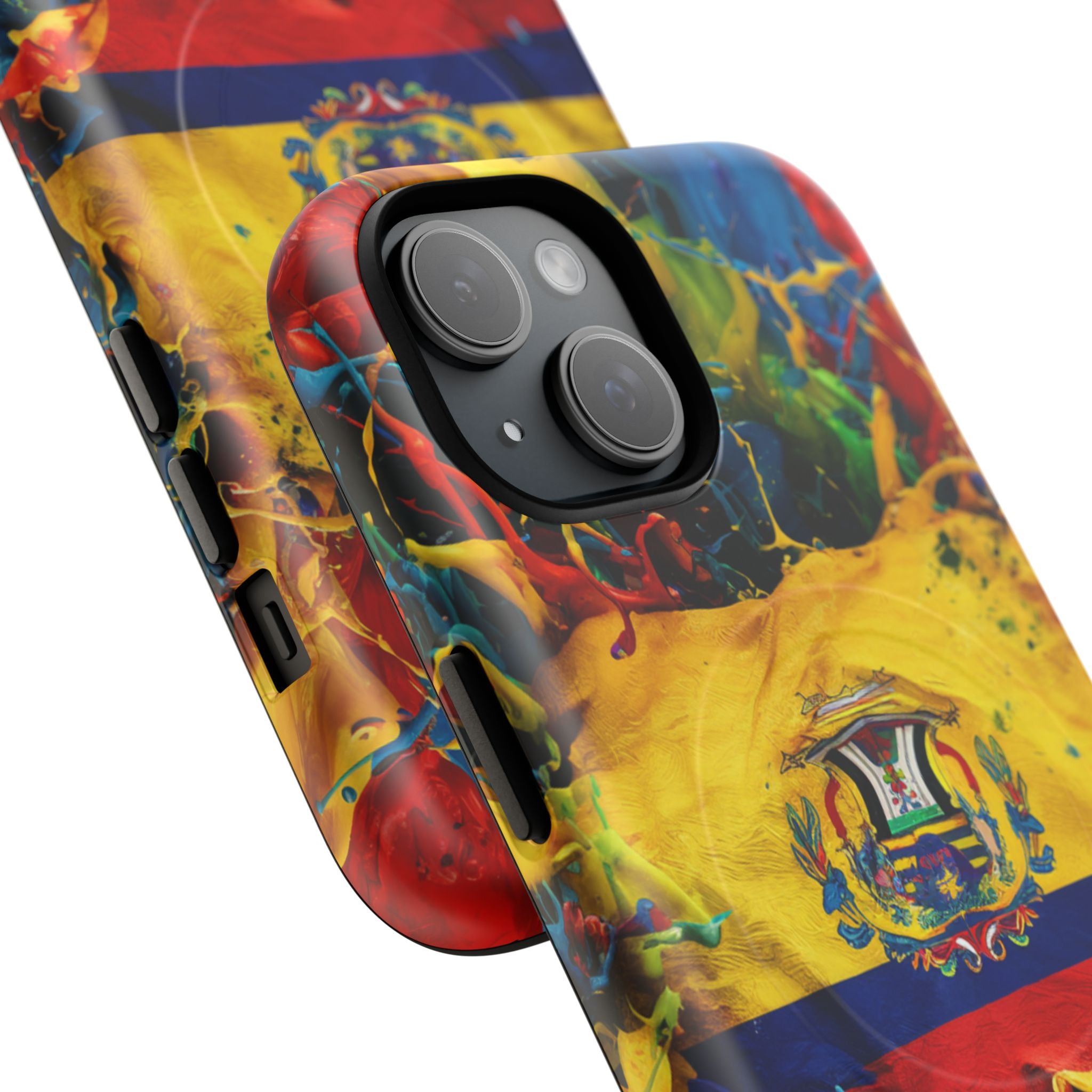 Paint Splash Phone Case, Ecuadorian design fits Iphone 14-16