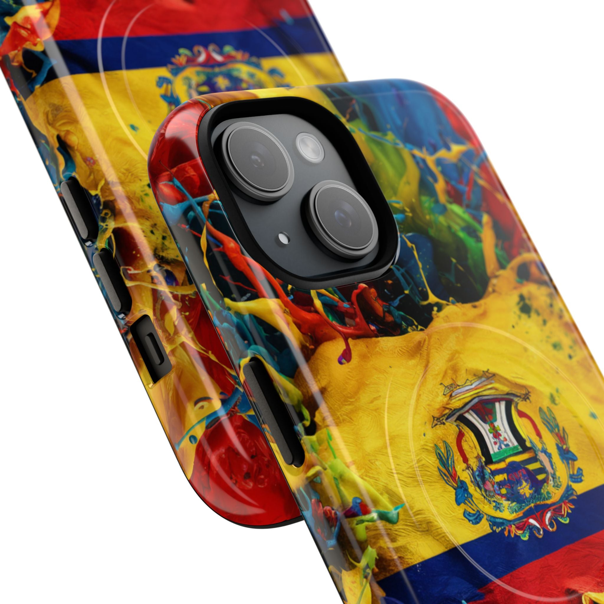 Paint Splash Phone Case, Ecuadorian design fits Iphone 14-16