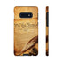 Phone Case — "We the People" Constitution Design with Quill & Ink (Patriotic)