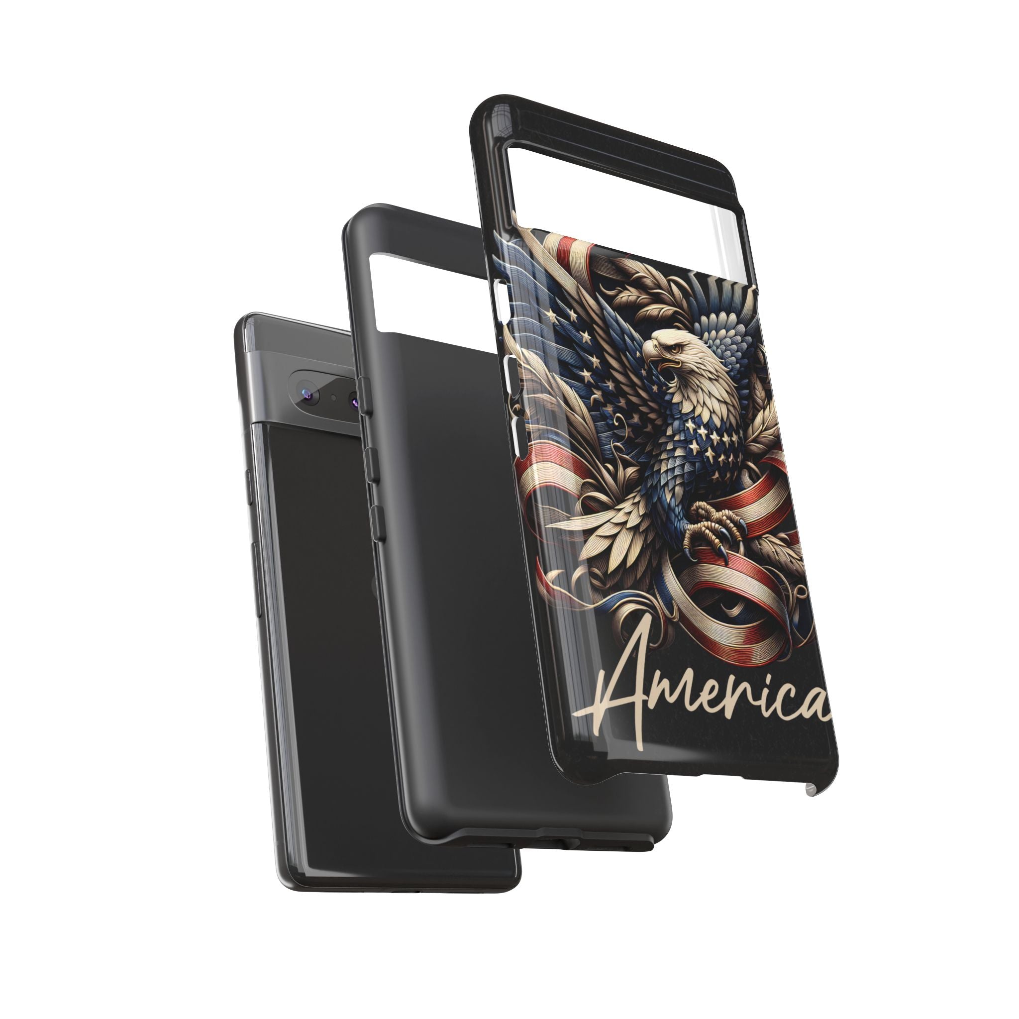 Phone Case - Patriotic American Eagle Design