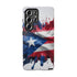 Phone Case For Samsung- Paint Splash Puerto Rican Flag